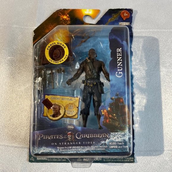 🌺 Disney Pirates of the Caribbean On Stranger Tides Gunner 2011 NEW - Picture 1 of 14